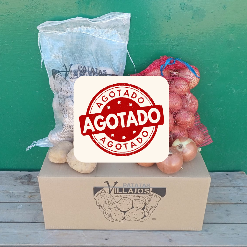 AGOTADO CAJA MIXTA 10 KG PATATA AGRIA- CEBOLLA