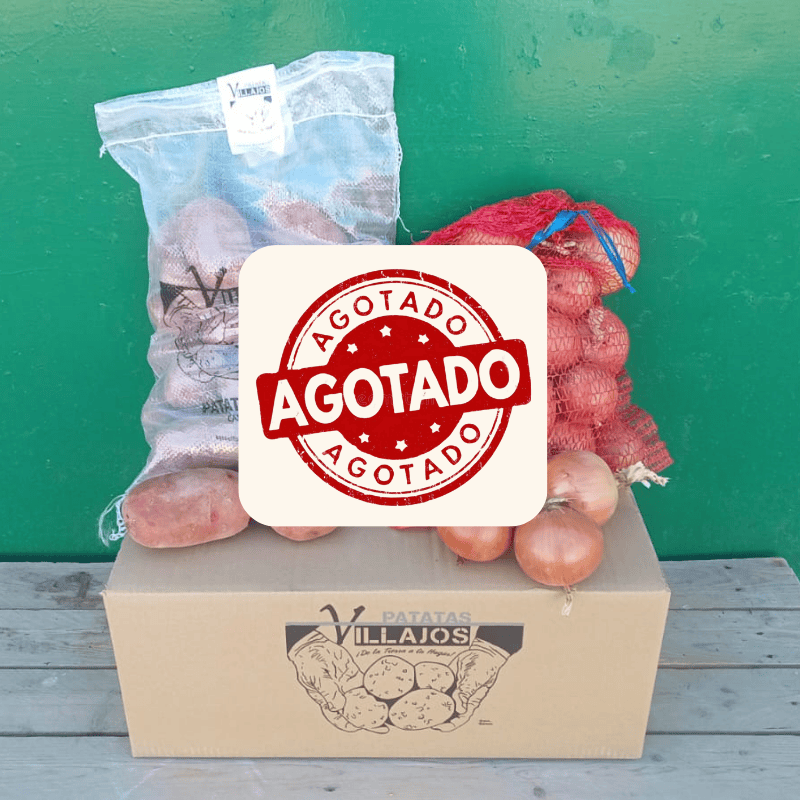 AGOTADO CAJA MIXTA 10 KG PATATA RUDOLPH - CEBOLLA